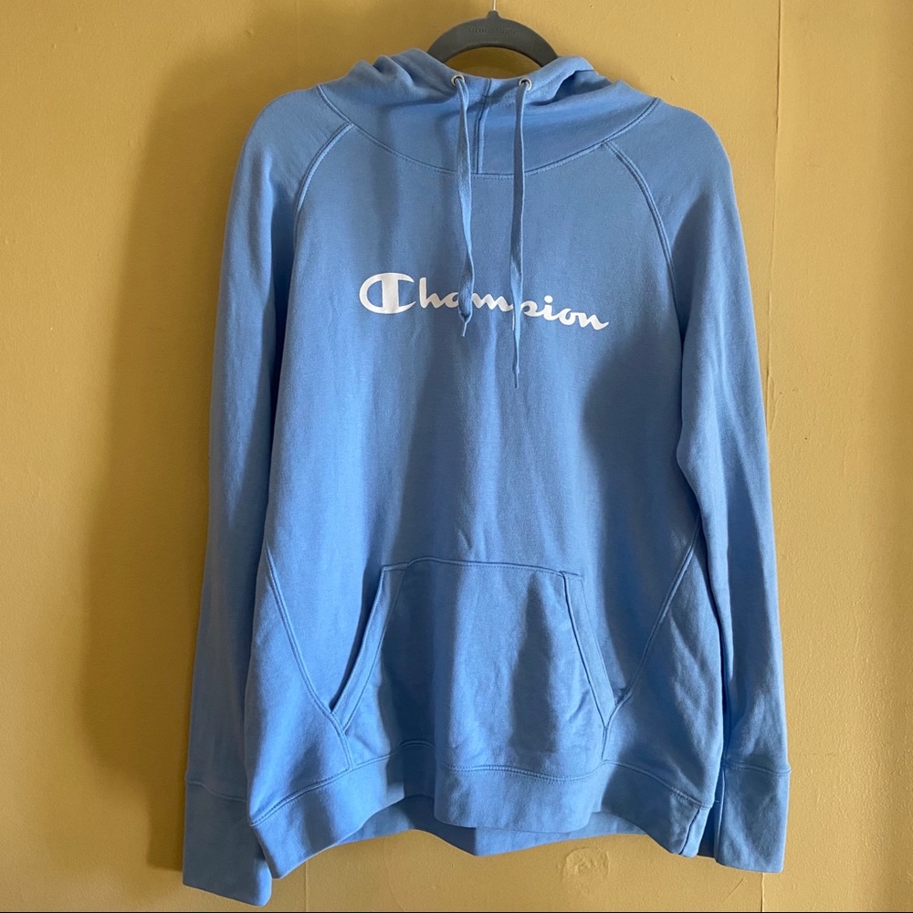Light Blue Champion Hoodie
